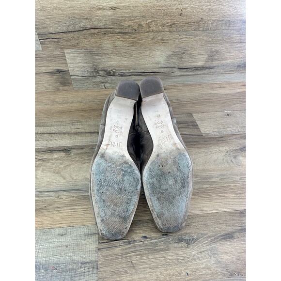 J. McLaughlin Evie suede side zip heeled ankle boots Size 9 - Picture 7 of 12